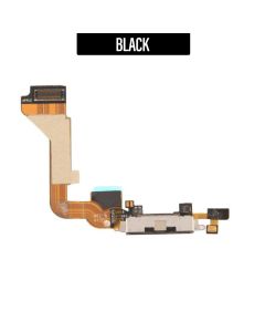 iPhone 4 Charging Port Flex Cable with Mic - Black
