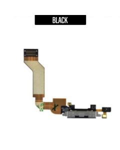 iPhone 4S Charging Port Flex Cable with Mic - Black