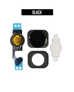 iPhone 5 Home Button Flex Cable Full Assembly - Black