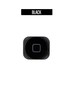 iPhone 5 Compatible Home Button with Rubber Ring - Black