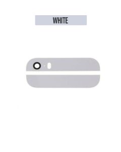 iPhone 5 Compatible Upper Lower Glass for Back Cover - White