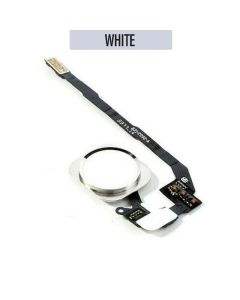 iPhone 5S / SE Compatible Home Button Flex Cable Full Assembly - White, OEM