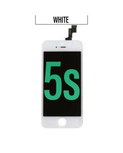 iPhone 5S/ SE LCD Touch Screen Assembly - White, Aftermarket (High Quality)