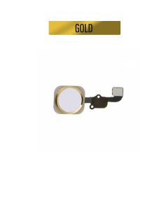 iPhone 6 / 6 Plus Compatible Home Button Flex Cable Assembly - Gold, OEM
