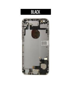 iPhone 6 Compatible Housing with Charging Port and Power Volume Flex Cable - Black, OEM