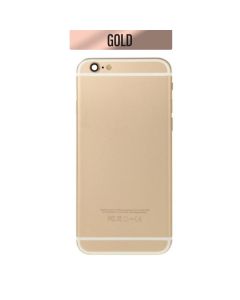 iPhone 6 Compatible Housing with Charging Port and Power Volume Flex Cable - Gold, OEM
