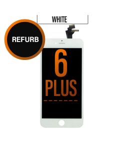 iPhone 6 Plus LCD Touch Screen Assembly - White, Refurbished