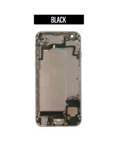 iPhone 6S Compatible Housing with Charging Port and Power Volume Flex Cable - Black, OEM