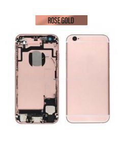 iPhone 6S Compatible Housing with Charging Port and Power Volume Flex Cable - Rose Gold, OEM