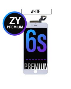 iPhone 6s LCD Touch Screen Assembly (ZY Premium) - White, ZY Premium
