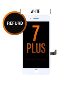 iPhone 7 Plus LCD Touch Screen Assembly - White, Refurbished