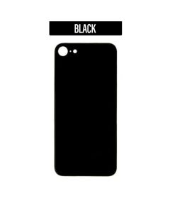iPhone 8 Back Glass Cover (Big Camera Hole) - Black