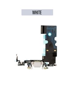 iPhone 8 Charging Port Flex Cable - White