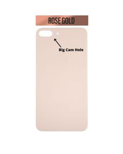iPhone 8 Plus Back Glass Cover (Big Camera Hole) - Rose Gold