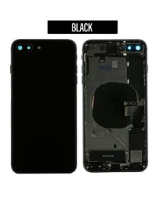 iPhone 8 Plus Back Housing with Small Parts - Black