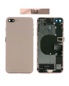 iPhone 8 Plus Back Housing with Small Parts - Gold