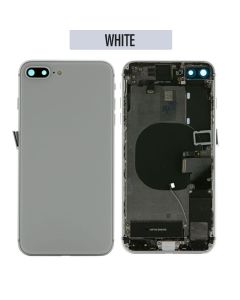 iPhone 8 Plus Back Housing with Small Parts - White