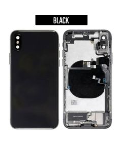 iPhone X Back Housing with Small Parts -Black