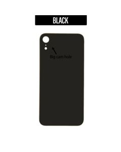 iPhone XR Back Glass Cover (Big Camera Hole) - Black
