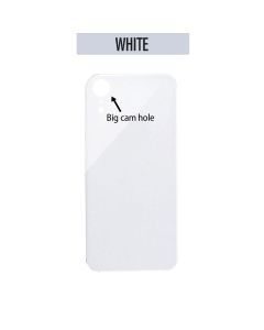 iPhone XR Back Glass Cover (Big Camera Hole) - White