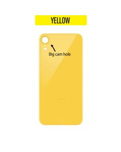iPhone XR Back Glass Cover (Big Camera Hole) - Yellow