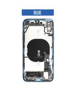 iPhone XR Back Housing With Small Parts - Blue