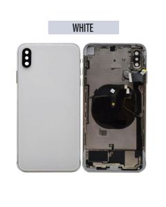 iPhone XS Max Back Housing With Small Parts - White