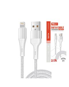 Kinglink USB-A to Lightning 2M Braided Cable - White