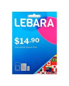 Lebara 14.90$ Starter Pack 30 Day Extra Small