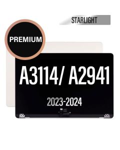 MacBook Air 15 A3114/ A2941 LCD Touch Screen Assembly Complete- Starlight