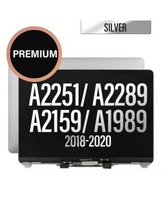 Macbook Pro Retina 13 A2251/ A2289/ A2159/ A1989 LCD Assembly Complete - Silver