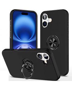 Magnetic Ring Stand Hybrid Case Cover For iPhone 17