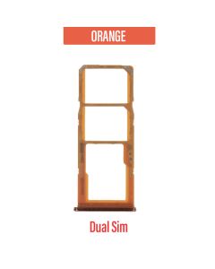 Galaxy A20 / A30 /A50 / A70 Sim / Memory Card Tray (Dual SIM) - Orange