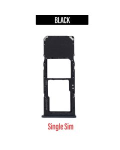 Galaxy A20/A30/A50/A70 Sim/ Memory Card Tray Single sim - Black