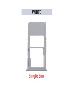 Galaxy A20/A30/A50/A70 Sim/ Memory Card Tray Single sim - White