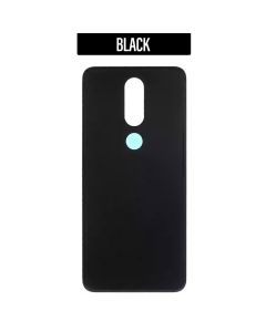 Nokia 6.1 Plus/ X6 Back Glass Cover -Black
