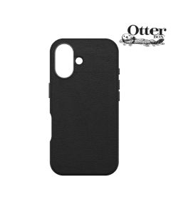 OtterBox Symmetry Cactus Leather Case Cover For iPhone 16 - Noir Ash