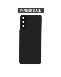 Galaxy S21 Plus Back Glass Cover with Camera Lens - Phantom Black
