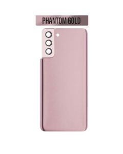 Galaxy S21 Plus Back Glass Cover with Camera Lens - Phantom Gold