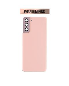 Galaxy S21 Plus Back Glass Cover with Camera Lens - Phantom Pink