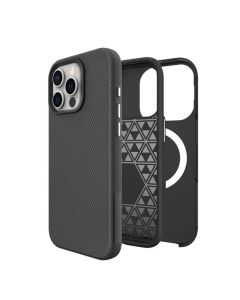Triangle Armor Case Cover For iPhone 16 Pro - Black