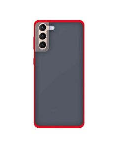 Mercury Peach Garden Bumper Matt Shockproof Case Cover For Galaxy S21 Plus