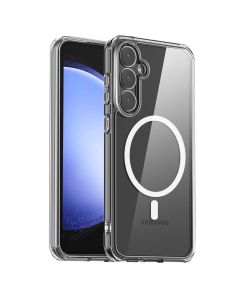 Stay Clear Magnetic Transparent Case Cover For Galaxy S24 Plus/ S25 Plus