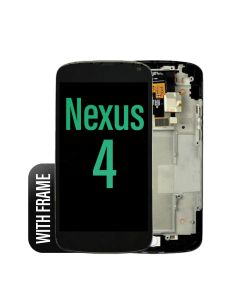 LG Nexus 4 LCD Touch Screen Assembly With Frame