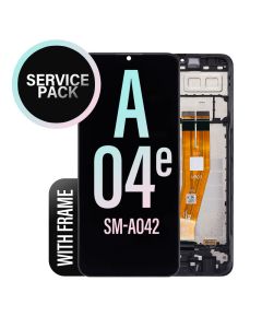 Galaxy A04E LCD Touch Screen Assembly With Frame -Service Pack