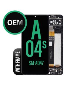 Galaxy A04S LCD Touch Screen Assembly With Frame OEM