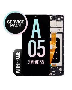 Galaxy A05 LCD Touch Screen Assembly With Frame - Service Pack