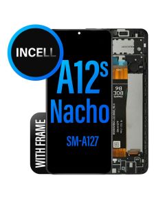 Galaxy A12s/ A12 Nacho LCD Touch Screen Assembly with Frame- Incell