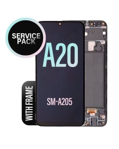 Galaxy A20 LCD Touch Screen Assembly With Frame