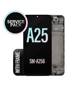 Galaxy A25 LCD Touch Screen Assembly With Frame
